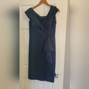 Xscape Navy Blue Dress